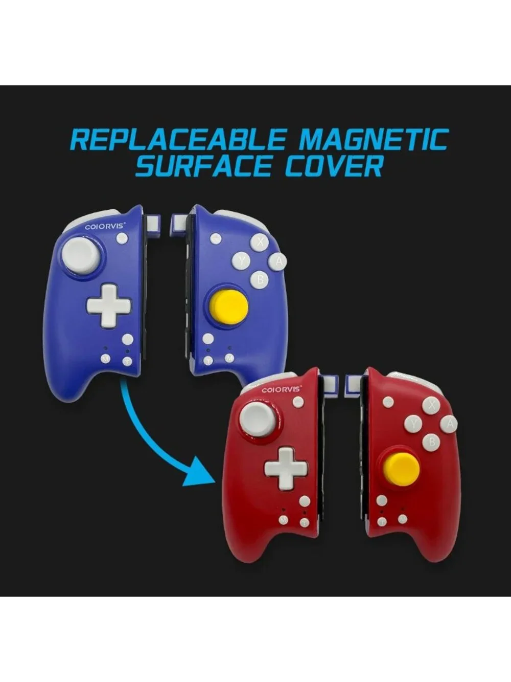 Wireless Joy Pad Controller for Switch OLED - Back Map, Turbo, Motion Control